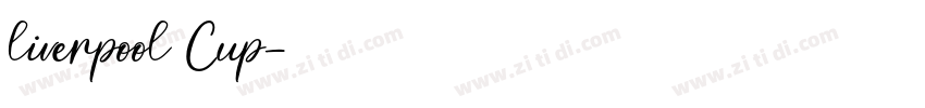 liverpool Cup字体转换